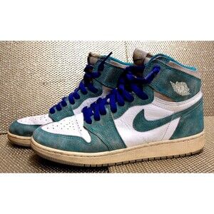 Air Jordan 1  Retro OG High Turbo  Suede Leather Authentic Nike Sneaker Y2K Vibe